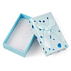 Polka Dot Pattern Cardboard Jewelry Packaging Boxes CON-TAC0011-04B-05-3