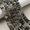 Natural Green Rutilated Quartz Beads Strands G-L649-C02-01-1