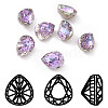 K9 Glass Rhinestone Cabochons RGLA-A025-02A-001VL-1