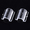 Transparent AS Plastic Base Buckle Hair Findings FIND-T064-005B-2