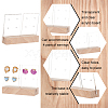 Transparent Arcylic Earring Display Organizer Holder EDIS-WH0031-01-8