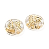 Plating Transparent Acrylic Beads LS-OACR-A024-01B-2