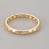 Brass Plain Band Rings for Women DQ4606-2-1