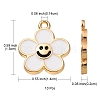 Alloy Enamel Pendants ENAM-YW0002-25A-4