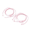 2Pcs Nylon Braided Bracelet Makings BJEW-JB07525-02-1