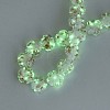 Luminous Handmade Gold Foil Glass Beads Strands FOIL-N029-01A-2