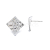 Alloy Stud Earring Findings PALLOY-N150-83P-3