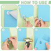 200Pcs Polyester Hot Melt Adhsive Screw Holes Cover Caps Stickers FIND-WH0609-76-3