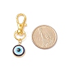 Resin Evil Eye Pendant Decorations HJEW-JM00725-02-2