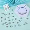 35Pcs 7 Styles Alloy Enamel Connector Charms FIND-SZ0003-56-6