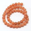 Natural Red Aventurine Beads Strands G-D675-10mm-2