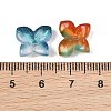 Two Tone Transparent Glass Beads GL-CBAB80E-01-3