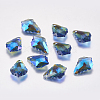 Faceted Glass Rhinestone Charms RGLA-F052-206PS-1