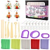 DIY Polymer Clay Dangle Earring Making Kits DIY-YWC0005-05C-1