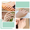 1Pc Brass Enamel Daisy Finger Ring for Women RJEW-LP0001-35-4