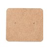 Blank Kraft Paper Earring Display Cards LS-CDIS-G005-05-2