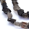 Raw Rough Natural Smoky Quartz Beads Strands G-I279-B15-3