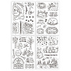 Globleland 4Pcs 4 Styles Custom Winter Theme PVC Plastic Clear Stamps DIY-GL0004-87A-8