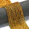 Synthetic Citrine Beads Strands G-K389-B76-01-1