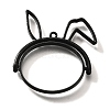 Rabbit Alloy Open Back Bezel Pendants PALLOY-I223-19EB-1