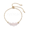 Round Natural Mixed Gemstone Beaded Bracelats BJEW-JB12806-4