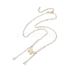 Brass and 304 Stainless Steel Necklaces NJEW-JN04877-1