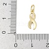 Brass Enamel Charms KK-Q028-30G-03-3