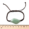 Natural Gemstone Beads Braided Bead Bracelets BJEW-Q070-01-5