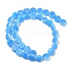 Handmade Lampwork Beads Strands LK-R004-49D-2