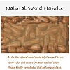 DIY Wood Wax Seal Stamp AJEW-WH0131-238-2