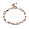 Crystal Cubic Zirconia Tennis Bracelet BJEW-E108-06RG-1