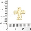 Alloy Textured Religion Cross Links Connector Charms FIND-Z127-01G-01-3