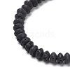 Synthetic Lava Rock Beads Strands G-B087-02A-10-3