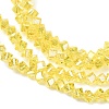 Electroplate Transparent Glass Beads Strands GL-CBA7A17-01A-13-2