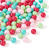 Opaque Acrylic Beads OACR-TAC0014-06F-2