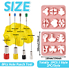 2Pcs ABS Plastic Clay Molds DIY-TA0004-57-3