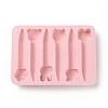 DIY Cartoon Animal Theme Crayon Food Grade Silicone Molds DIY-B057-08-2