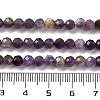 Natural Amethyst Beads Strands G-L581A-001B-3