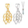 2Pcs 2 Colors 925 Sterling Silver Ice Pick Pinch Bails STER-PH0001-93-7