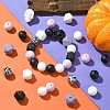 Halloween Theme Food Grade Eco-Friendly Silicone Beads SIL-YW0001-45-5