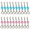 Gorgecraft 20Pcs 2 Colors DIY Keychain Making Kits HJEW-GF0001-20-1