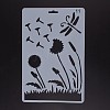 Plastic Reusable Drawing Painting Stencils Templates DIY-F018-B11-2