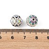 Brass & Alloy & Rhinestone Enamel Beads RB-CBA973B-11B-P-3
