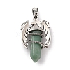 Natural Green Aventurine Pointed Pendants G-B042-04P-56-2