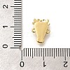 Rack Plating Brass Flower Animal Connector Charms KK-L225-027G-3