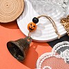 Halloween Iron Bell Hanging Ornaments HJEW-JM02437-2