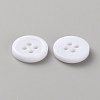 100Pcs 2-Hole Resin Buttons BUTT-WH20005-08B-3