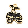 Halloween Theme Alloy Enamel Pendants ENAM-N056-225H-G-1