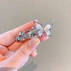 Alloy Butterfly Alligator Hair Clips PW-WG4BBCD-01-4