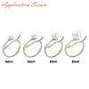 Brass Cup Peg Open Cuff Ring Settings KK-G518-10P-02-4